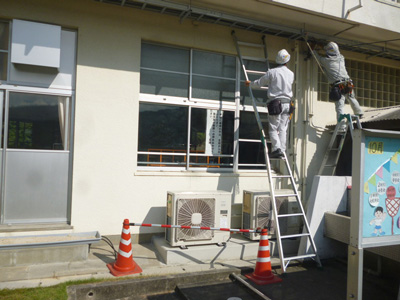 設備工事の視察