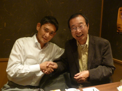 田中稔先生と久しぶりの再会