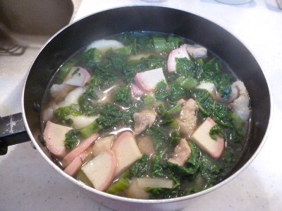 お雑煮づくりは私の担当です！ 