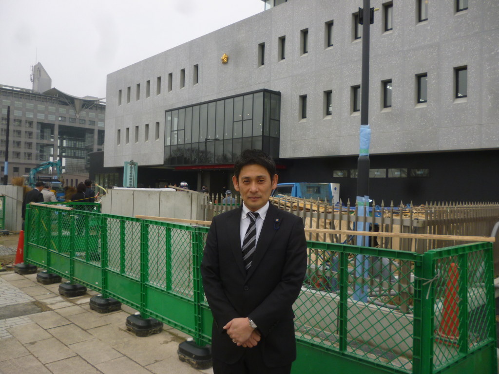 新春日警察署を視察 