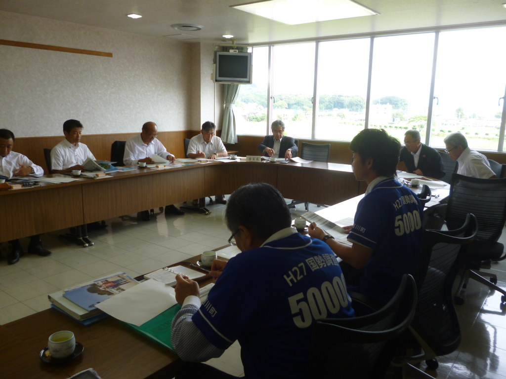 視察の受け入れ　歓迎　静岡県　清水町議会の皆様 