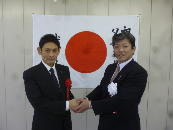 公福岡県議会議員２期目に挑戦の松尾先輩 